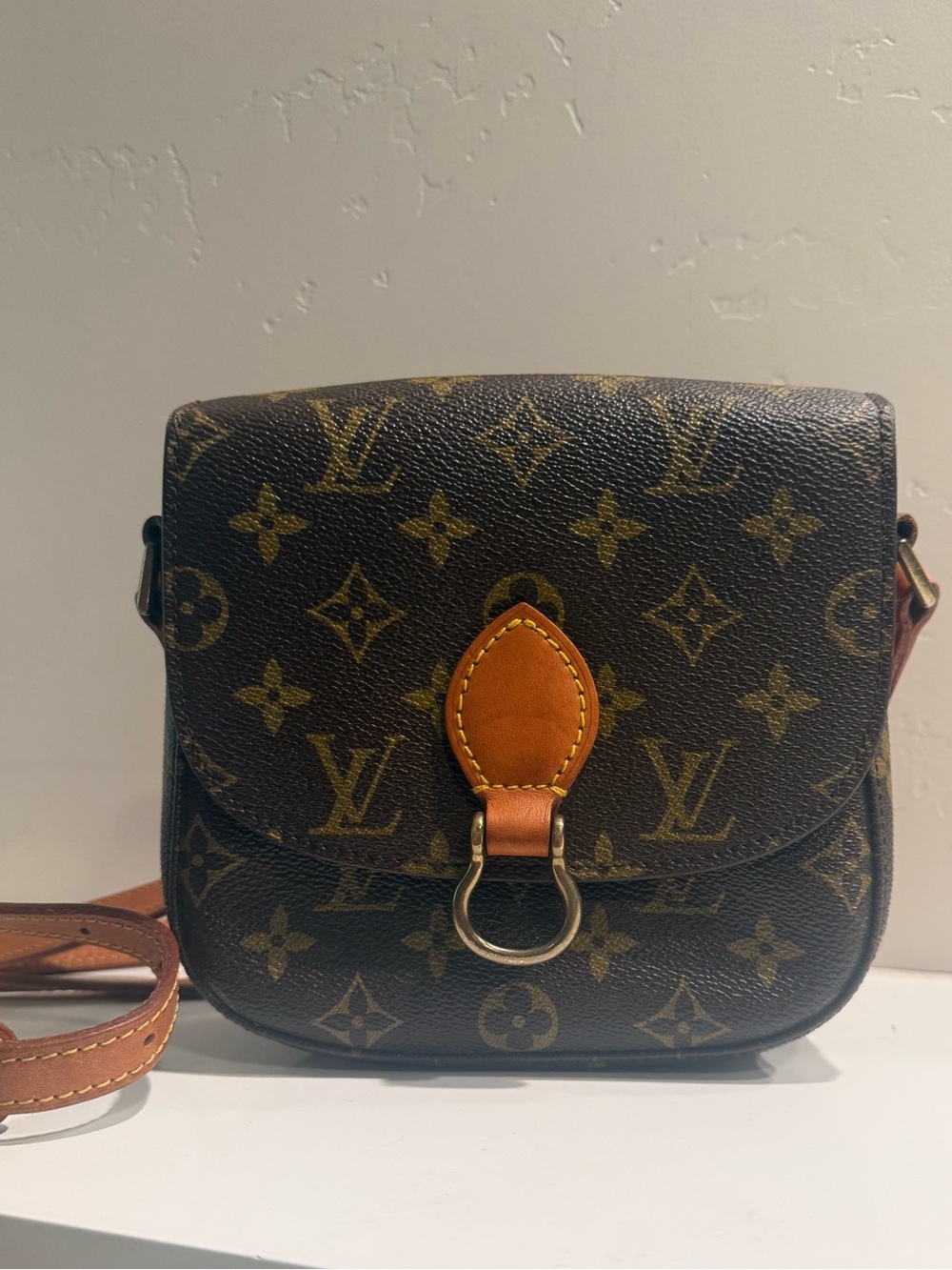 Louis Vuitton Monogram Saint Cloud MM Crossbody or Shoulder Bag Vintage - Picture 4 of 16